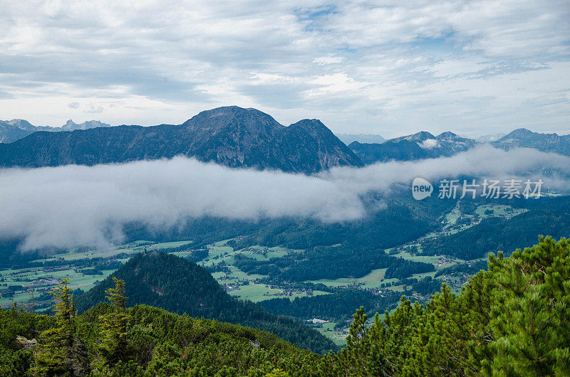 奥地利山脉Dachstein Gebirge